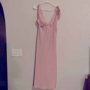 Satin Blush Dress